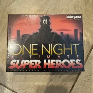 Bezier Games One Night Ultimate Super Heroes Board Game New Sealed 2019